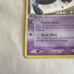 Pokemon Metang EX Deoxys 40/107 Reverse Holo Uncommon 2005 English LP - Image 5