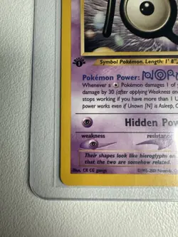 Unown [N] 1st Edition Neo Discovery 50/75 WOTC Vintage Pokemon - Image 3