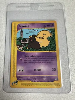 Drowzee 74a/147 Aquapolis WOTC Vintage Pokemon 2002 - Image 1