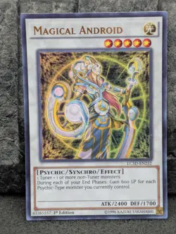 Yugioh! LP Magical Android - LC5D-EN232 - Ultra Rare - 1st Edition Lightly Playe - Image 1