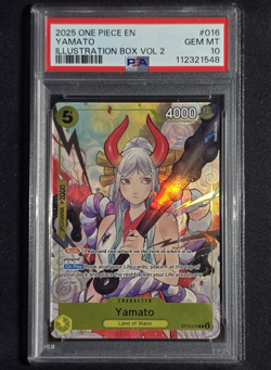 2025 One Piece Yamato ST13-016 PSA 10 Illustration Box Vol.2 Promo Gem Mint #016 - Image 1