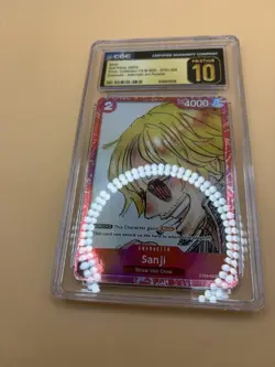 2023 ONE PIECE CCG SANJI FILM RED PROMO ST01-004 CGC 10 PRISTINE B PT - Image 3