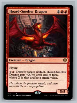 Magic MTG Starter Commander Decks Hoard-Smelter Dragon #147 TCG CCG - Image 1