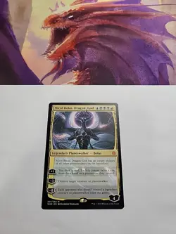 MTG - Nicol Bolas, Dragon-God War of the Spark Regular Mythic #207 - Image 2
