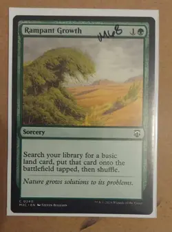MTG Commander MH3 C Rampant Growth #0240 - Image 1