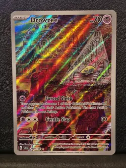 Pokemon Drowzee TCG Scarlet & Violet Base Set Holo Card 210/198 Illustration B - Image 1