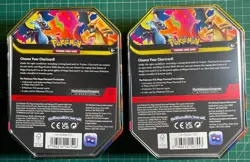 Pokemon TCG Mega Charizard X & Y Mega Evolution Tin Set - 2 Tins -New & Sealed - Image 2