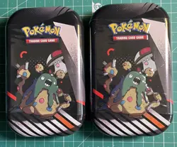 2 x Pokemon TCG Unova Mini Tin [Garbodor & Amoonguss] Factory Sealed / Brand New - Image 1