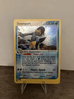 Pokemon TCG Swampert 13/109 Ruby & Sapphire Reverse Holo Rare 110 HP 2003 - Image 1