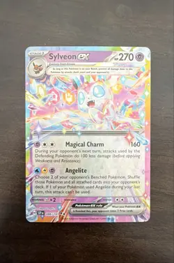 Sylveon ex 086/191 Sv08: Surging Sparks Holo Mint Pokemon Card - Image 1
