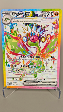 Flygon ex 222/191 - Pokemon Sv08: Surging Sparks Holo Ultra Rare (NM/M) - Image 1