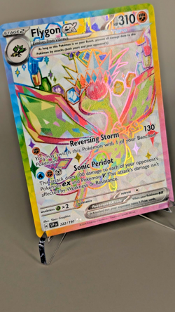 Flygon ex 222/191 - Pokemon Sv08: Surging Sparks Holo Ultra Rare (NM/M) - Image 3