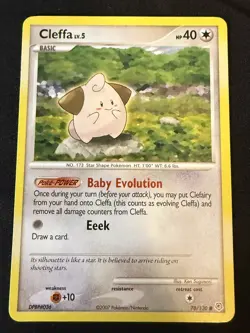 Pokemon Diamond and Pearl 78/130 Cleffa - Image 1