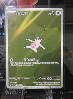 Pokemon Slakoth 212/191 SSP EN Full Art Holo Rare Basic Beast 60 HP - Image 1