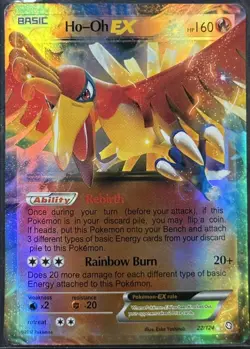 2012 Pokemon Gaming Black & White Dragons Exalted Ho-Oh #22 - Image 1