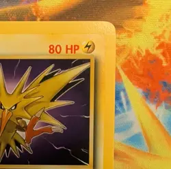 Pokemon Zapdos Fossil 1st Edition Rare Regular 30/62 Basic 80 HP English Wizards - Image 4