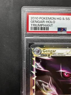 POKEMON 2010 GENGAR-HOLO TRIUMPHANT #94 PSA 9 - Image 2
