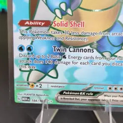 Pokemon TCG Blastoise ex 184/165 Scarlet & Violet 151 Ultra Rare Full Art Holo - Image 4