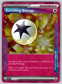Enriching Energy 191/191 Surging Sparks NM Pokemon ACE SPEC Rare - Image 1