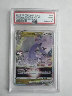Pokemon TCG Hissuian Goodra VStar Prize Pack Play Promo PSA 9 - Image 1