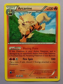 ARCANINE 12/99 MP NEXT DESTINIES Rare Pokemon - Image 1