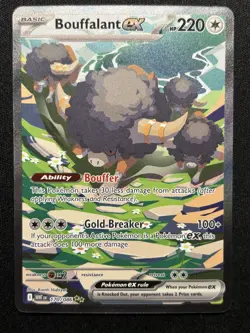 Bouffalant ex 170/086 Pokemon TCG SV: White Flare Special Illustration Rare NM - Image 1