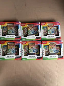 6x Pokemon TCG First Partner Illustration Collection Series 1 Brand New Sealed - Image 1