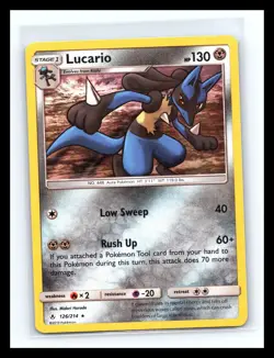 💥 Pokemon - Lucario 126/214 - Unbroken Bonds Holo Rare - 2019 - Image 1