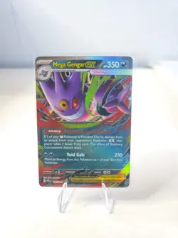 Pokemon TCG Mega Gengar ex 056/094 Me02: Phantasmal Flames NM PACK FRESH - Image 1