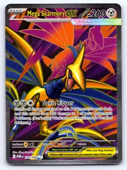 Mega Skarmory ex 106/088 Ultra Rare Perfect Order Pokemon Near Mint - Image 1