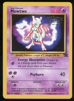 Pokemon - WOTC Black Star Promo - Mewtwo - #3 - Image 1
