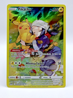Pikachu TG05/TG30 - Lost Origin Trainer Gallery Full Art Pokemon TCG - NM - Image 1