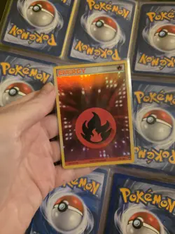 Pokemon TCG Fire Energy EX Power Keepers 104/108 Holo Rare * 2007 - Image 1