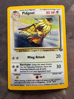 Pokemon Jungle - Pidgeot HOLO - 8/64 - NM+ - Vintage Pokemon Holofoil! - Image 1