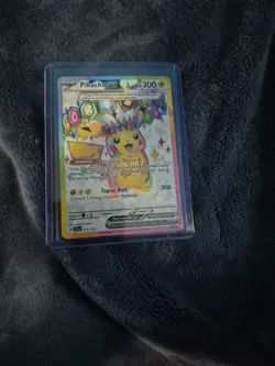 Pokemon Pikachu EX SSP EN 219/191 Full Art Ultra Rare Holo 200 HP 300 - Image 1