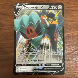 Pokemon TCG Copperajah V Jumbo, SWSH030, 2020 Mint/Nearmint - Image 1