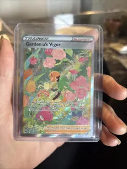 Gardenia's Vigor - GG61/GG70 - Pokemon Crown Zenith Galarian Gallery Full Art NM - Image 1