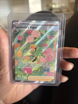 Gardenia's Vigor - GG61/GG70 - Pokemon Crown Zenith Galarian Gallery Full Art NM - Image 2