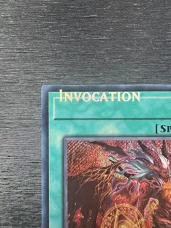 YuGiOh Invocation MP24 - Double Misprint Name Shift + Wrong Foil Error 1st Ed NM - Image 3