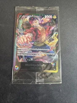 Monkey.D.Luffy Rainbow (Release Event Leader) - English NM Promo Foil Sealed - Image 1
