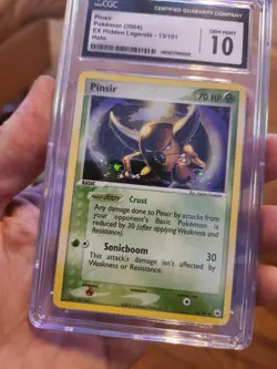 (POP 23) CGC 10 GEM MINT 2004 Pokemon Ex Hidden Legends Pinsir Holo 13/101 Card - Image 2