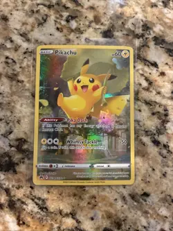 Pikachu Crown Zenith Galarian Gallery Holo Rare Card GG30/GG70 - Image 1