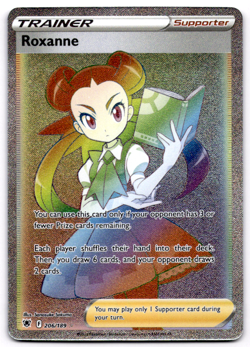Roxanne (Secret) 206/189 SWSH10: Astral Radiance NM Pokemon Card TCG (US) - Image 1