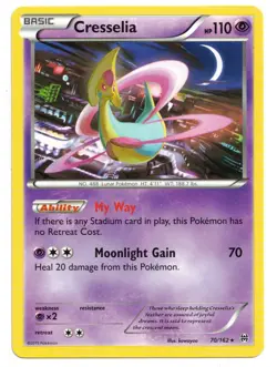 Pokemon Card: Cresselia 70/162 XY Breakthrough Set! NM - Image 1