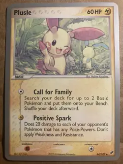 Plusle Pokemon Card World Championships 44/107 NM - Image 1