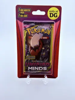 Pokemon Sun & Moon Unified Minds Booster Pack + 1 Promo Card Sealed - Image 1