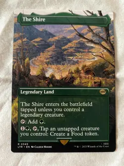 MTG Tales of Middle-Earth LOTR THE SHIRE BORDERLESS Card #345 NM - Image 1