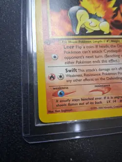 1st Edition Cyndaquil Neo Genesis NM 56/111 Pokemon Tcg Card - Image 3
