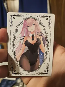 Zero Two Darling In The Franxx Goddess Story ZR Anime Girl Waifu Card - Image 2