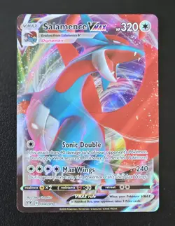 Pokemon Salamence VMAX 144/189 Darkness Ablaze Pokemon Card English NM - Image 1